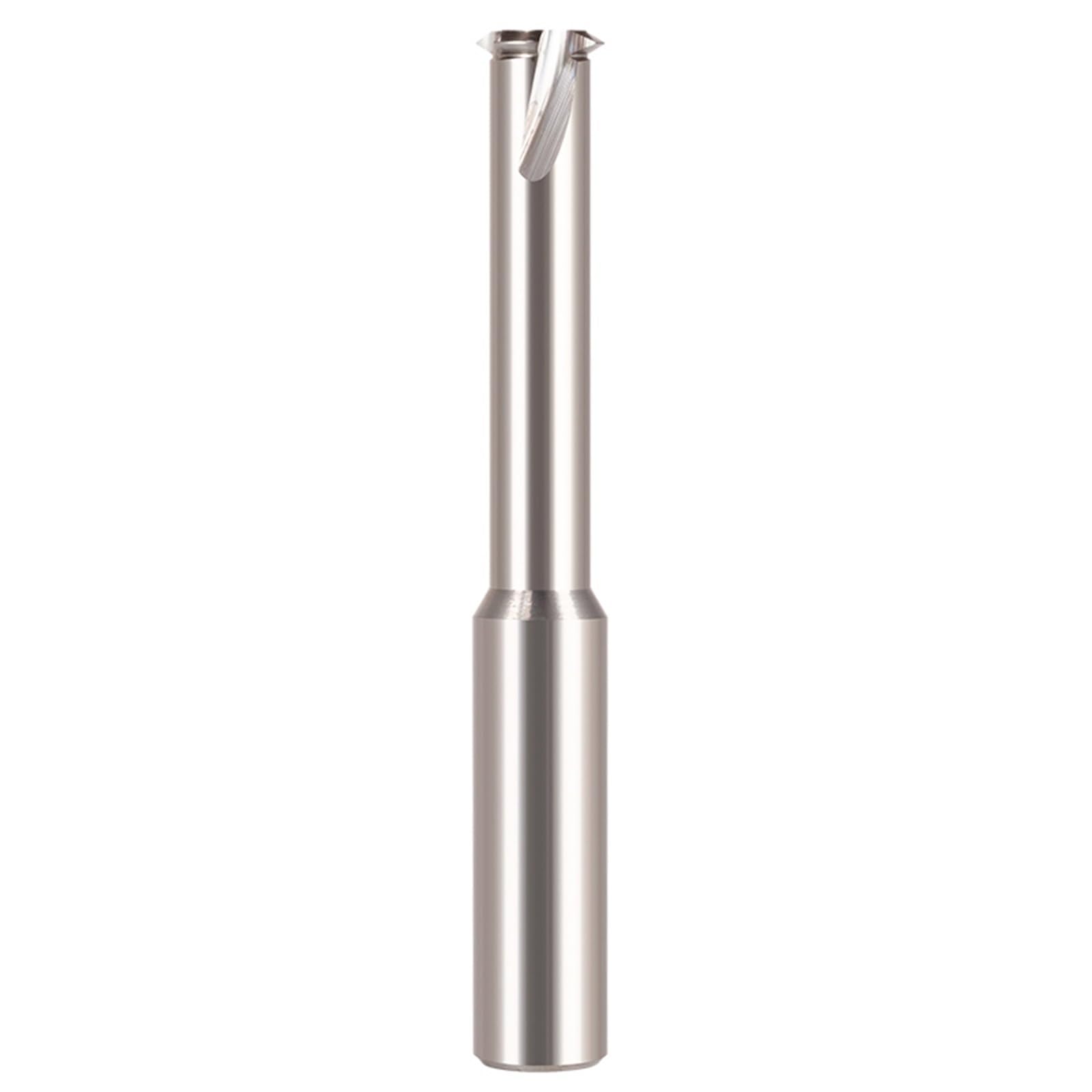 1 fresa en espiral de 60 grados y 1 diente, M1-M20 de carburo de tungsteno, fresa de rosca de un solo diente, fresa de rosca, fresa métrica for mecanizado CNC, roscado de acero de aluminio(M10x1.5 D8,