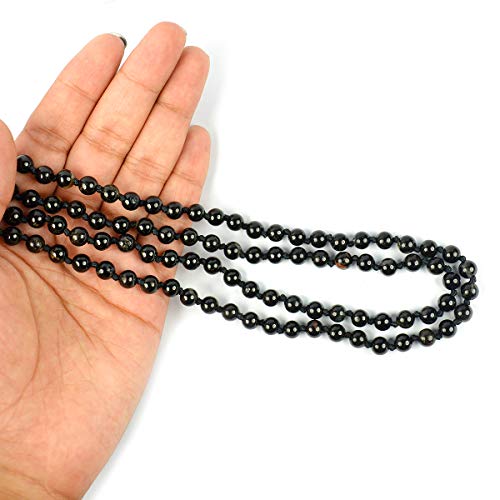 Image of Reiki Crystal Products Natural Reiki Feng-Shui Mala Necklace 6 mm Crystal Stone 108 Bead Jaap Mala for Men and Women