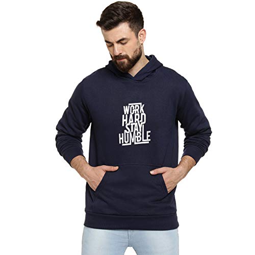 Image of Campus Sutra Men's Cotton Hooded Neck Sweatshirt