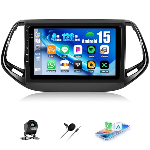 SWC e telecamera posteriore ------ L'autoradio 2-DIN per la Jeep Compass 2017 è dotata di una telecamera posteriore AHD. Inoltre, puoi configurare i comandi al volante nelle impostazioni e attivare le funzioni del volante per rendere la guida più sicura