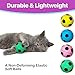 SPOT Sponge Soccer Ball Cat Toys - Interactive and Colorful Plush Toy, Fun for Cats and Kittens to Bat and Chase, Keep Cats Entertained - 1.5