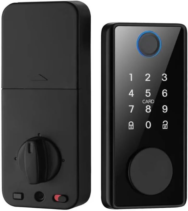 Smart Remote Control Fingerprint Password Locks Keyless Entry Front Door Lock Digital Home