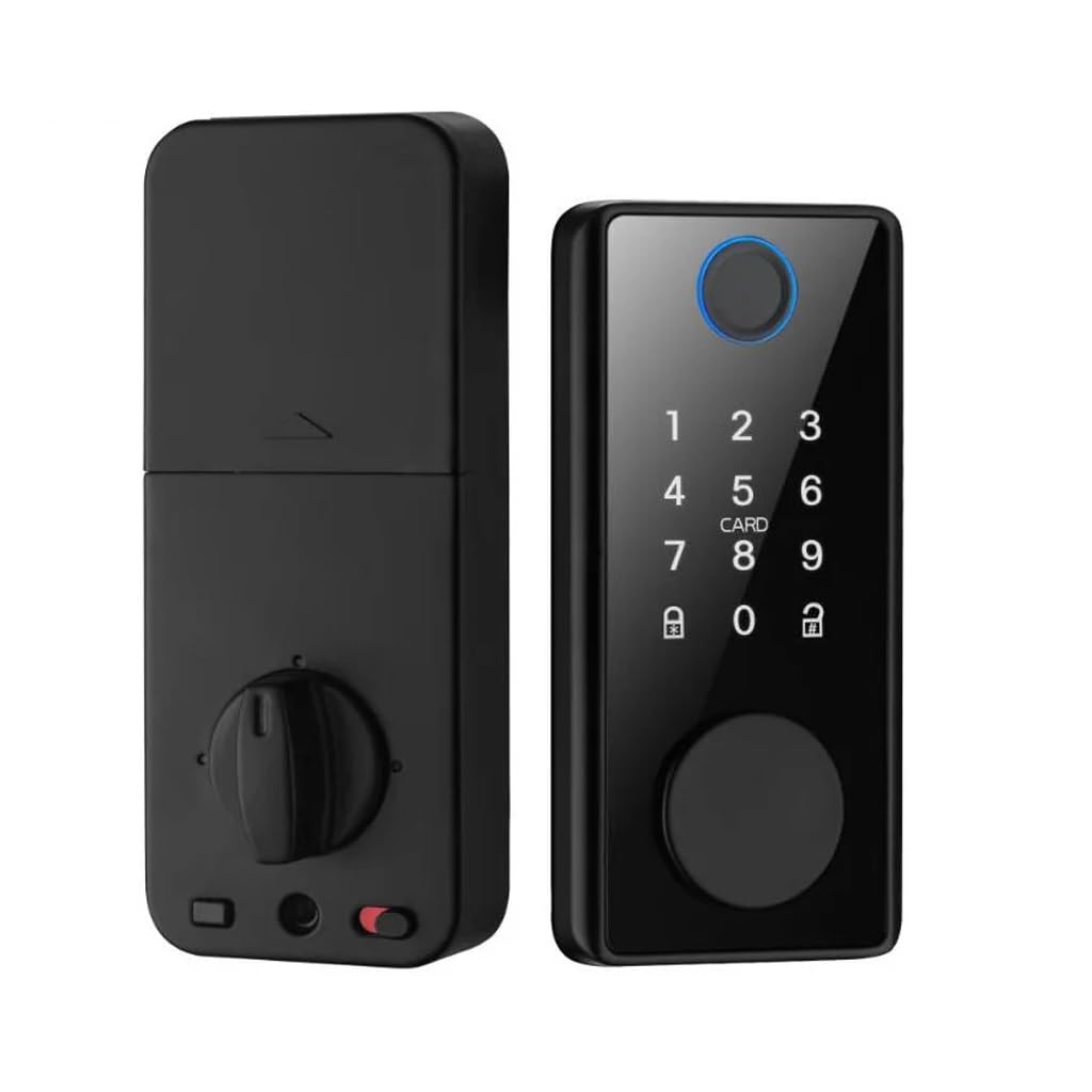 Serrure intelligente à empreinte digitale et code pour sécuriser l'accès de votre maison