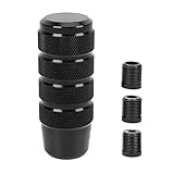 Qualité supérieure : le pommeau de levier de vitesse de voiture est fabriqué en alliage d'aluminium de haute qualité, durable et résistant à la corrosion.