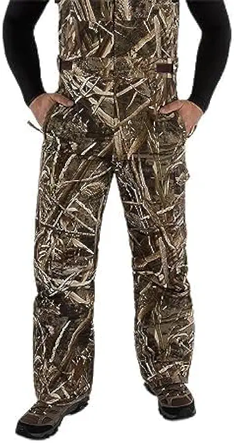 Men's Avalanche Insulated Camo Bib Overalls - Athletic Fit Winter Gear