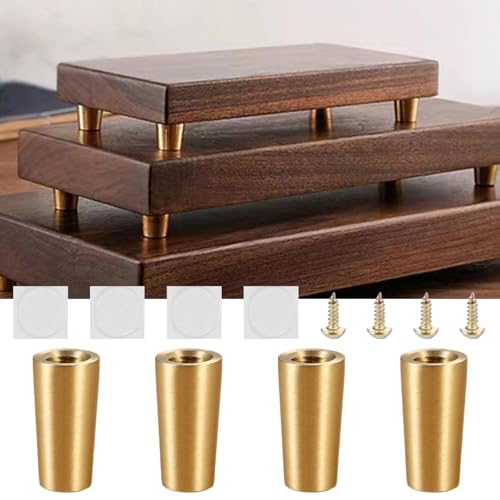 Patas de muebles de madera y almohadillas protectoras modernas para moquetas 4