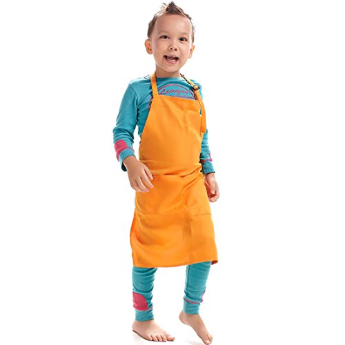 LissomPlume Unisex Kids Art Smock Children Painting Bib Apron Craft Wear Kit