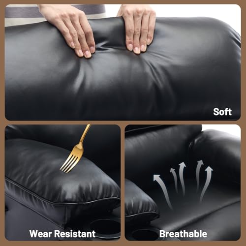 Sillón Plegable Ergonómico Negro miniatura 6