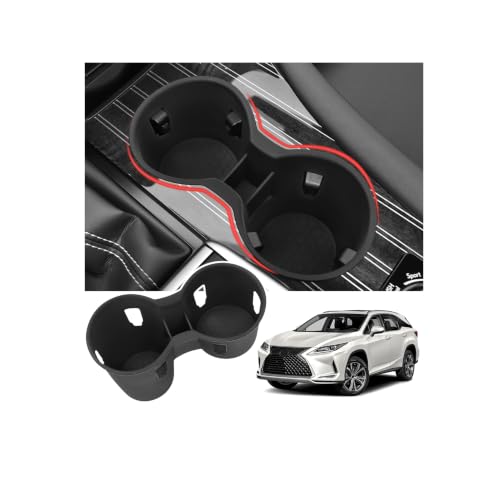 Porte-gobelet pour Lexus RX 2016-2022 Hellet insert de console centrale en silicone style OEM