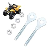 EIMSOAH Kettenspanner, Edelstahl, Rostfrei, Kettenspanner mit Langer Lebensdauer, mit Integriertem Schlitz für Präzise Steuerung, für ATV 50 70 90 110 125 250 C C Dirt Bike Quad