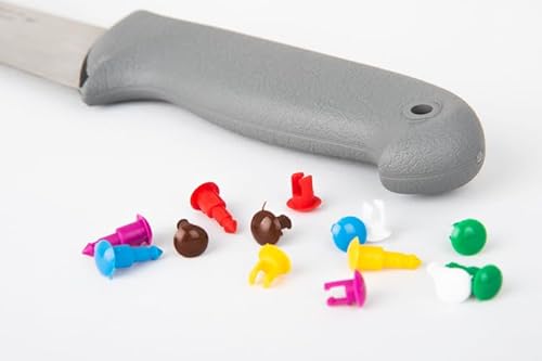 Foto von Arcos Fischmesser aus Nitrum Edelstahl 30 cm - Ideal für Professionelle Nutzung und Hygiene - Schwarzer Griff aus Polypropylen mit Elastomerüberzug, Serie Colour Proof