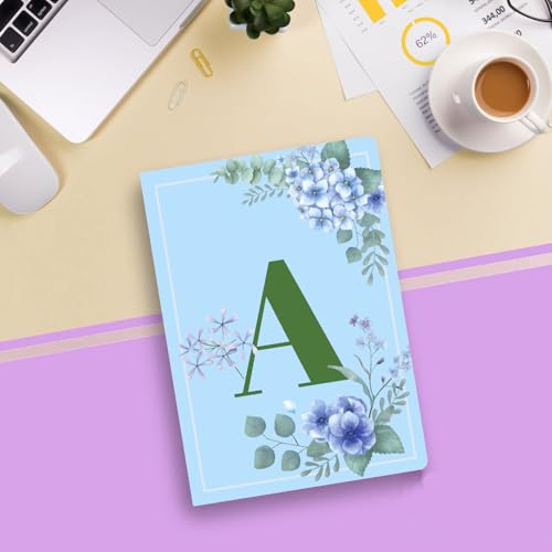 Image of AccuPrints Initial A Premium Soft Bound Notebook Diary |Size 21 x 14.5 cm| for Girls and Women (A5,192 Ruled Pages, 80 GSM) Personal Diary