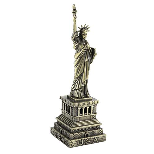 Niady Statue De La Liberte,Statue de la Liberté Bâtiment métal Modèle Bureau Décoration Cadeau célèbre modèle de bâtiment
