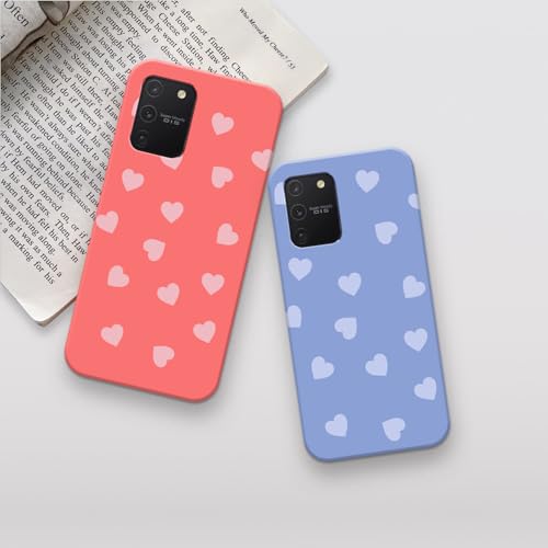 Image of COLORflow Back Cover Compatible with Samsung Galaxy A91 / M80s / S10 Lite | Heart Celestial Color Customized Back Cover Compatible with Samsung Galaxy A91 / M80s / S10 Lite