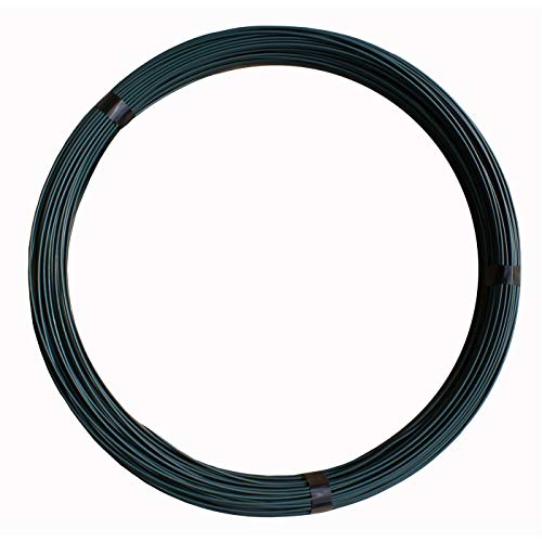 Preisvergleich Produktbild Bindedraht 2,0mm PVC-ummantelt grün 50m