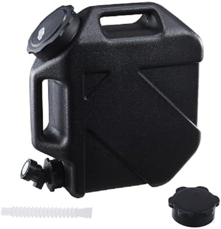 Camping Water Jug, Camping Water Container BPA Free Water Storage with Spigot, 2.6 Gallon Portable Emergency Water Tank Thickened Barrel Wall for Camp Outdoor Hiking Car