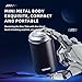 SOPAMI Mini Shaver, Mini Electric Shavers for Men, Mini Electric Shaver, USB C Rechargeable Waterproof Electric Razor Trimmer