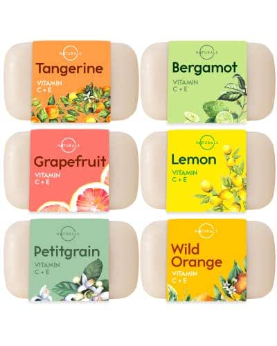 O NATURALS Natural Citrus Soap Bar 6 Pack - Gifts