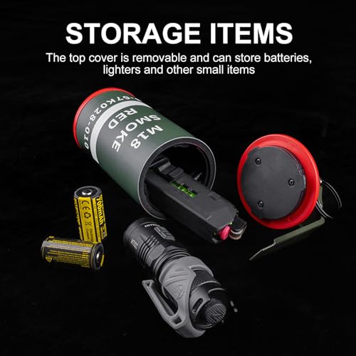 Zhongren Dummy Grenade Model Plastic Hand Grenades Toy CS Airsoft Tactical Gear Accessories for Tactical Army Fans Cosplay Movie Props Outdoor 14+ - Image 5