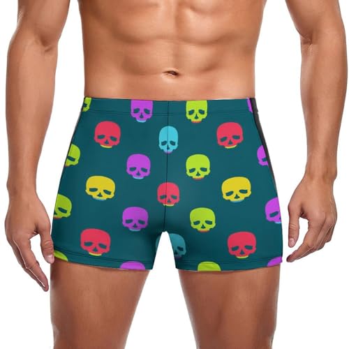 Swim briefs homme crâne jaune pourpre, fini les irritations en natation