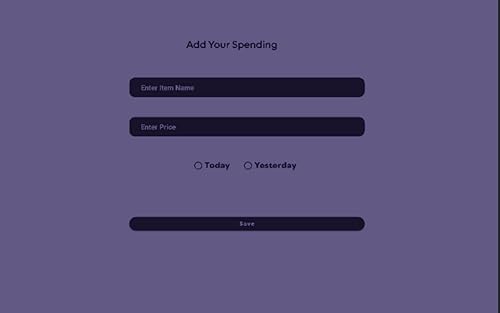 Spending Tracker