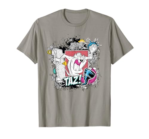 Looney Tunes Taz Breaks Doors Camiseta