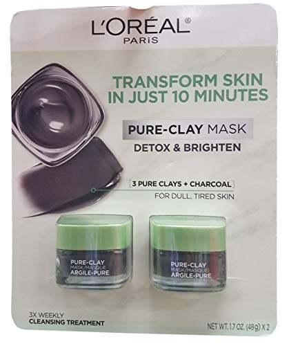 Loreal Pure Clay Mask, 3.4 Ounce