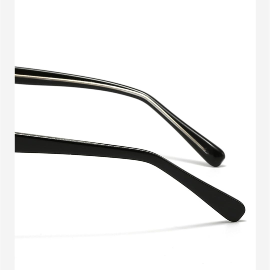 Montura de gafas de sol redondas grandes estilo ojo de gato para mujer con lentes