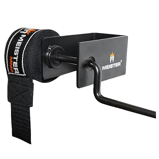 Meister Handwickelrolle, für alle Box- und MMA-Verpackungen, Schwarz