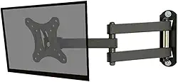 Suporte Articulado de Parede para TV e Monitor (10" a 26") - VESA Universal, Giro 180º, Inclinável e Extensível