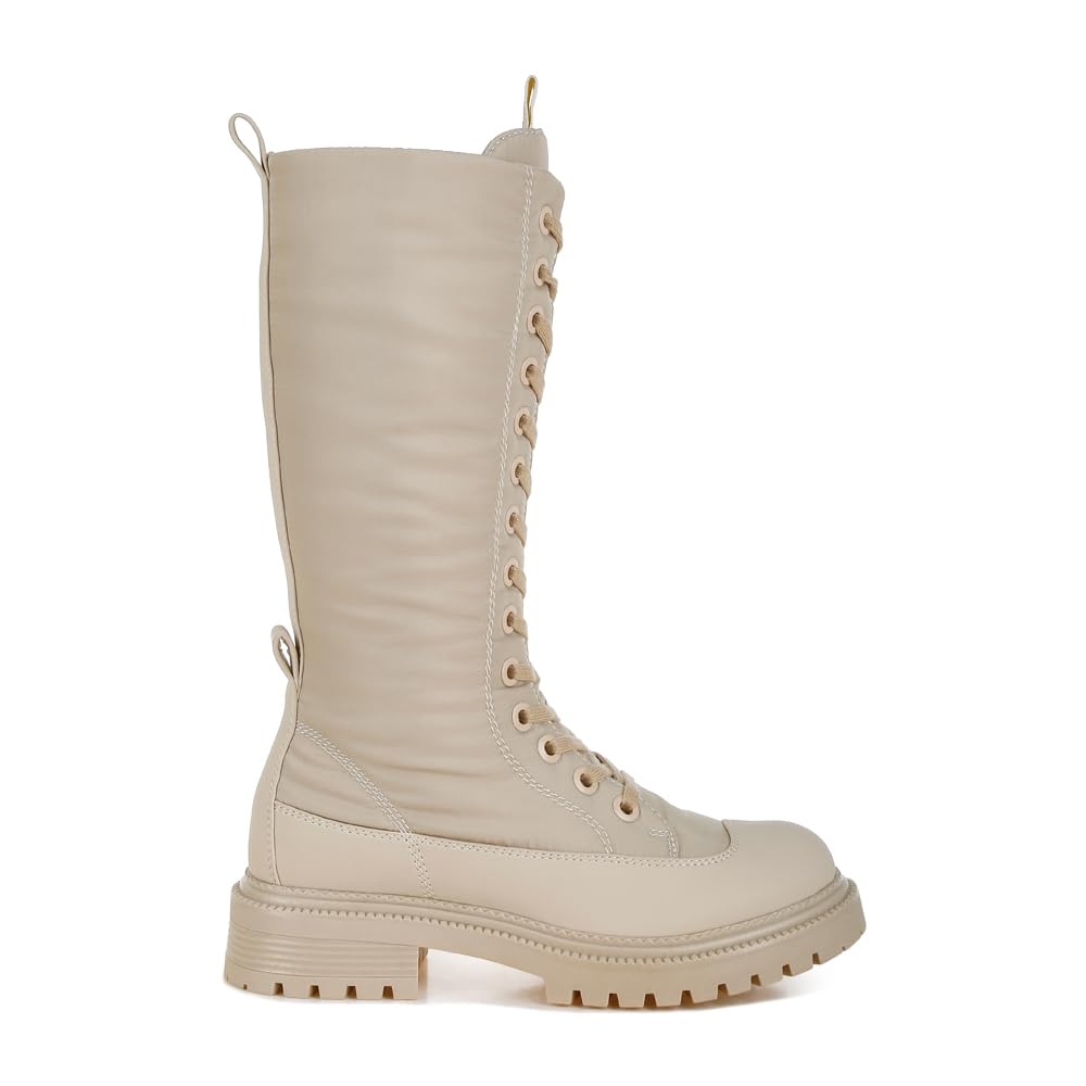 London Rag Argi Anti-Skid Lace-Up Combat Boots