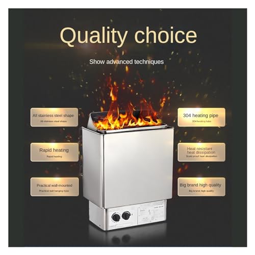 Calentador de sauna seco de 9kw con control para hogar 3
