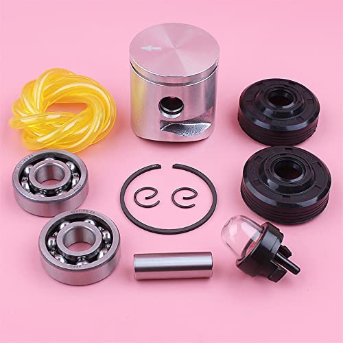 SEEDDFF 39 mm Kolbenring-Kit passend for Husqvarna 235 236 236E 240 240E Kurbellager Öldichtung Kraftstoffleitung… – Bild 4