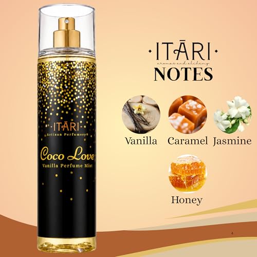 Image of Itari Coco Love Perfume Mist | Rich Vanilla, Chocolate, Cinnamon, White Musk and Amber Long Lasting For Women & Men | 150Ml