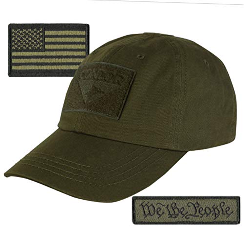 We The People & USA Tactical Patch with Condor Operator Cap Bundle