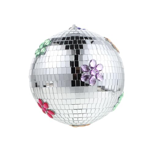 LRXIYODE Bola de Discoteca Colgante de Cristal 15 Cm Espejos Reflectantes para Decoración de Fiestas y Eventos Musicales, Adorno Temática Discoteca para Ambiente Festivo