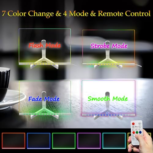 Laysinly LED Drawing Board,11.8x7.9, 7 Color 4 Mode, Remote Control - image 2