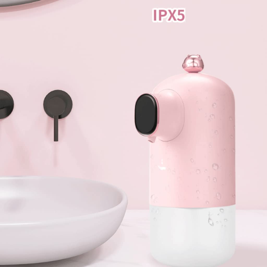 Distributore Automatico di Sapone da appoggio Distributore di lozione a Doppio Scopo Bottiglia per lozione Senza Contatto da 10,6 Once per la Cucina del Bagno