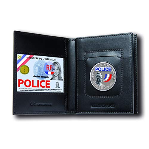 GK Pro Porte-carte 3 volets 4281 - Noir