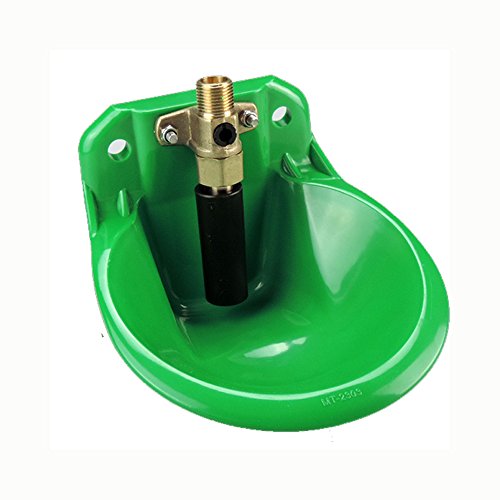 Automatic Goat Waterer Sheep Water Bowl Drinker Water Trough Cups for Goat Calves Cattle Pig Dog Piglets Livestock Wateing Syatem with Brass Water Valve - Thumbnail 7