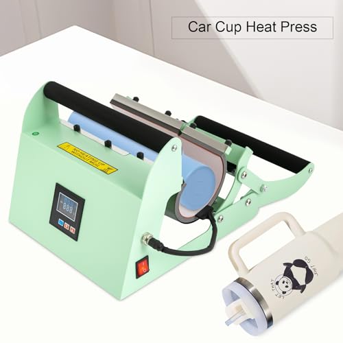Prensa para tazas de auto 500W con temperatura ajustable miniatura 6