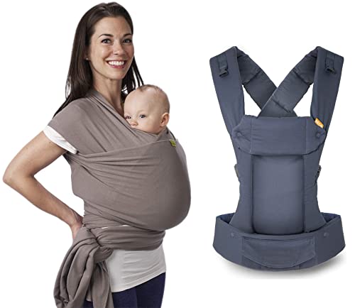 Grey Baby Carrier Bundle - Boba Wrap & Beco Gemini