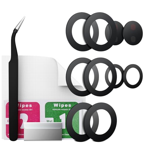 Eonpam 2 Pack Cristal Cámara para Samsung Galaxy S24 Ultra Lente Camara Trasera Reemplazo de Vidrio + Kit de Reparación