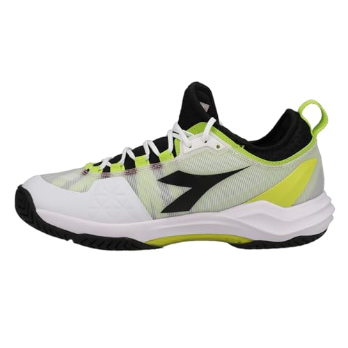 Diadora Mens Speed Blushield Fly 3 Plus Ag Tennis Sneakers Shoes - White - Size 8.5 M