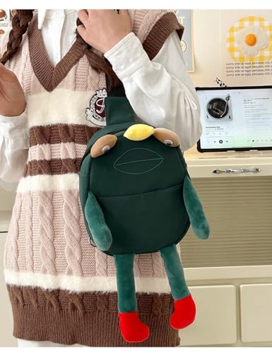 Image of Frog Crossbody Handbags For Women Men Cute Shoulder Bag Nylon Sling Chest Bag Casual Travel Hiking Daypack