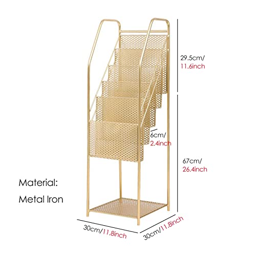 Présentoir en métal vertical pour optimiser les petits espaces de vie - 2
