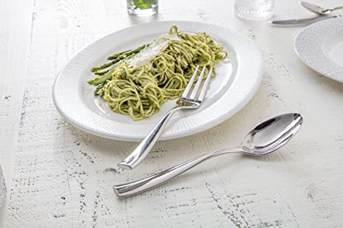 Fortessa Lucca Flatware Set, 5-Piece, Polished Stainless #TOP4