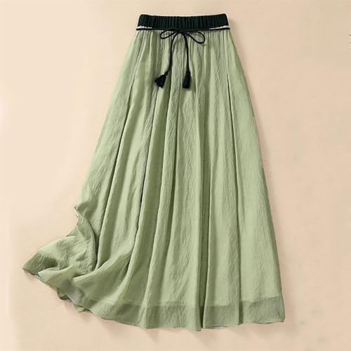 Women’S Swing Beach Skirt with High Waist A-Line Flowy Design for Casual Holiday Outfits2