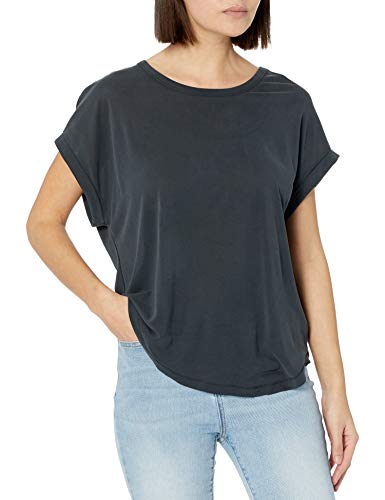 Lucky Brand Women's Sandwash Dolman Tee, Lucky Black, L