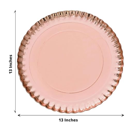 Efavormart 10-Pack Platos Cargadores Desechables Redondos 13 in miniatura 3